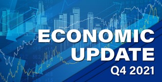 an image of graph lines with the text "Economic Update Q4 2021"