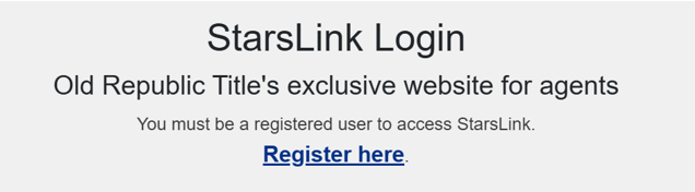 StarsLink Login Registration link